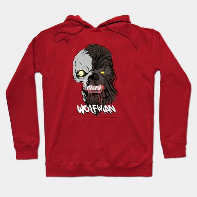 Wolfman Hoodie by kodyart101